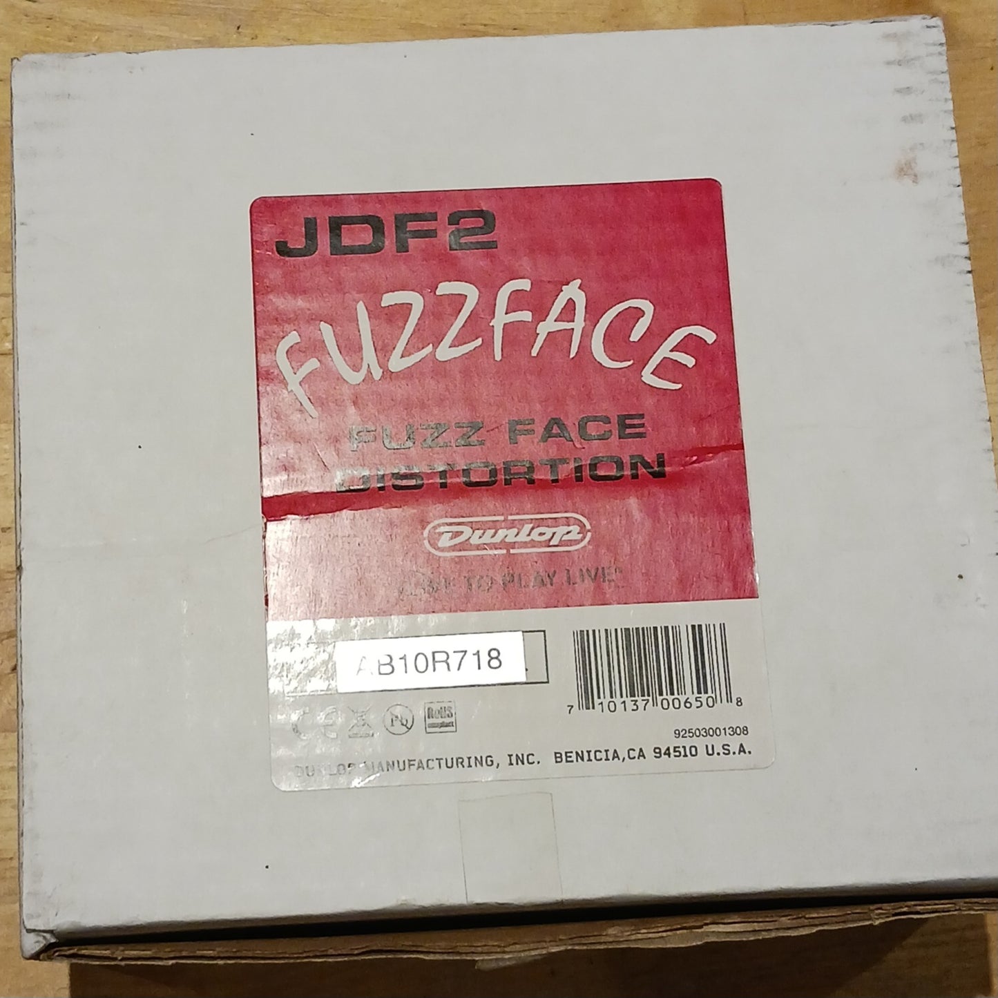 Dunlop JDF2 Fuzz Face Distortion Pedal (PREOWNED)