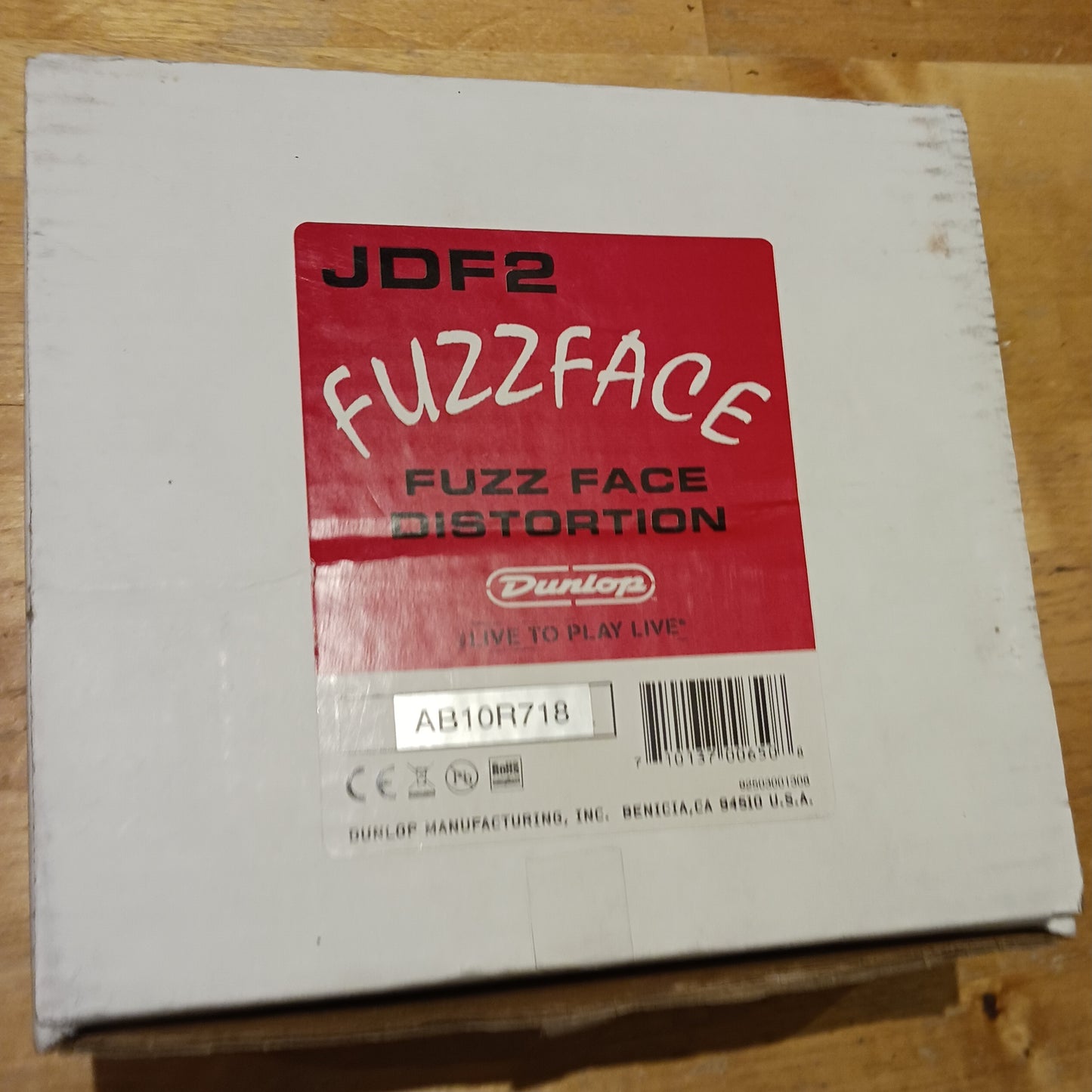 Dunlop JDF2 Fuzz Face Distortion Pedal (PREOWNED)