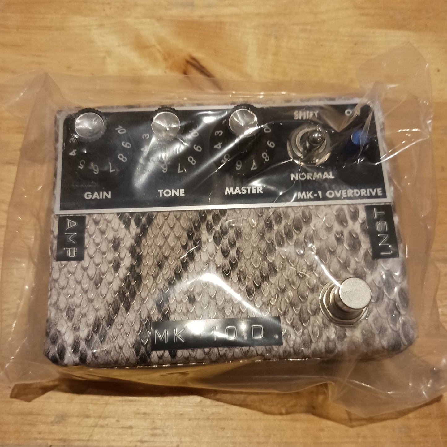 Shin's Music Snakeskin Overdrive Pedal Mk 1 (NEW OLD STOCK)