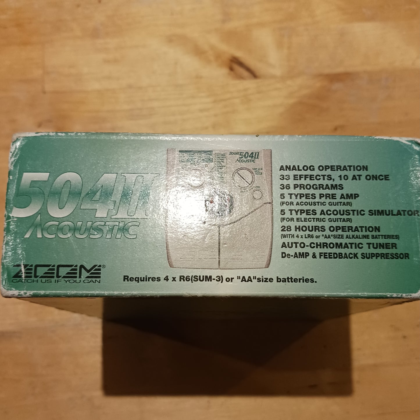 Zoom 504II Acoustic Pedal (USED damaged box)