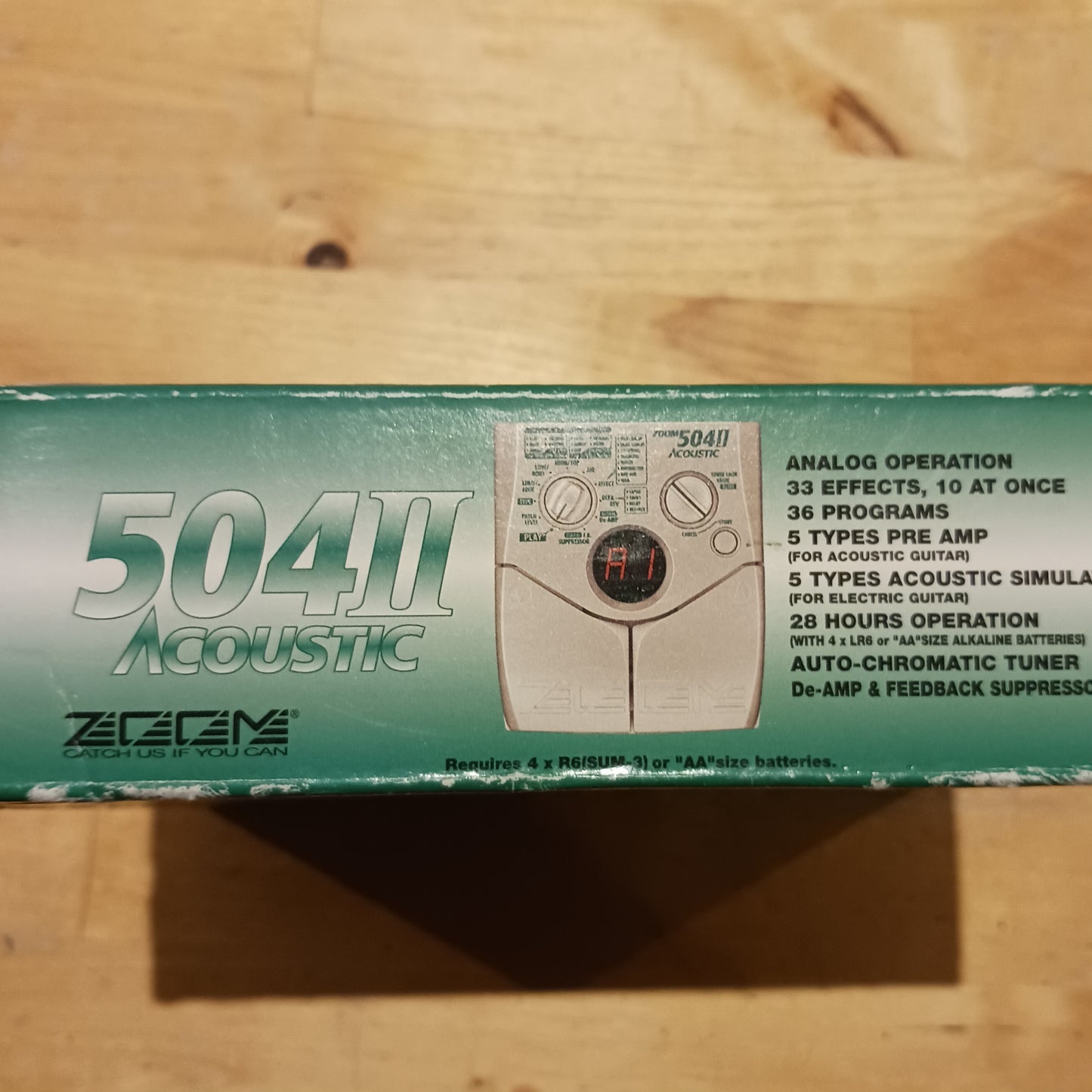 Zoom 504II Acoustic Pedal (USED damaged box)