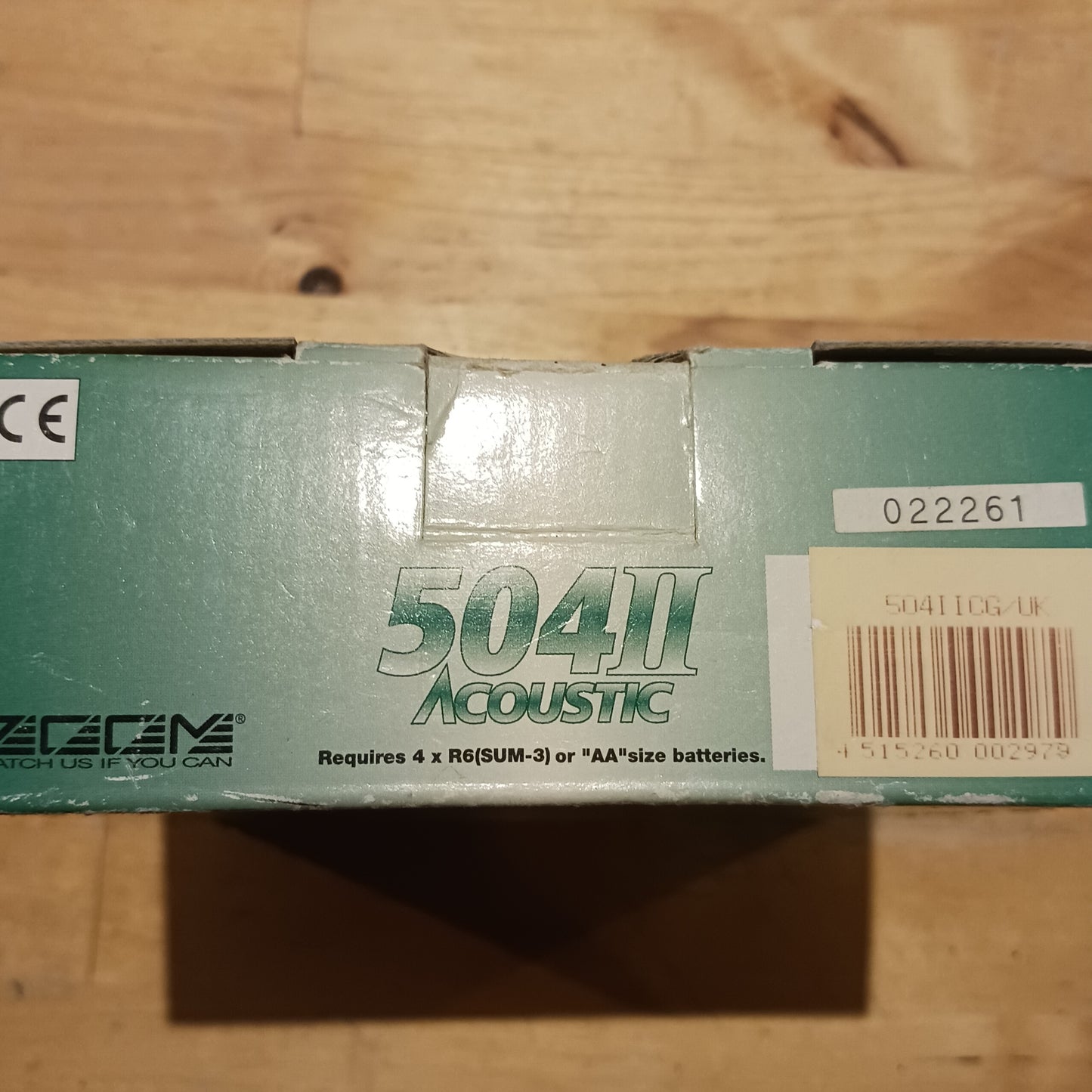 Zoom 504II Acoustic Pedal (USED damaged box)