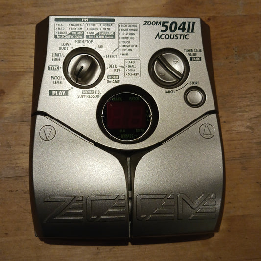 Zoom 504II Acoustic Pedal (USED damaged box)