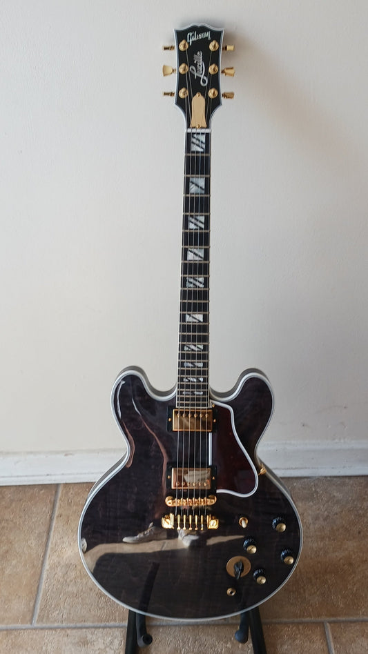 Gibson Custom BB King Lucille Legacy, Transparent Ebony (PREOWNED NEW)