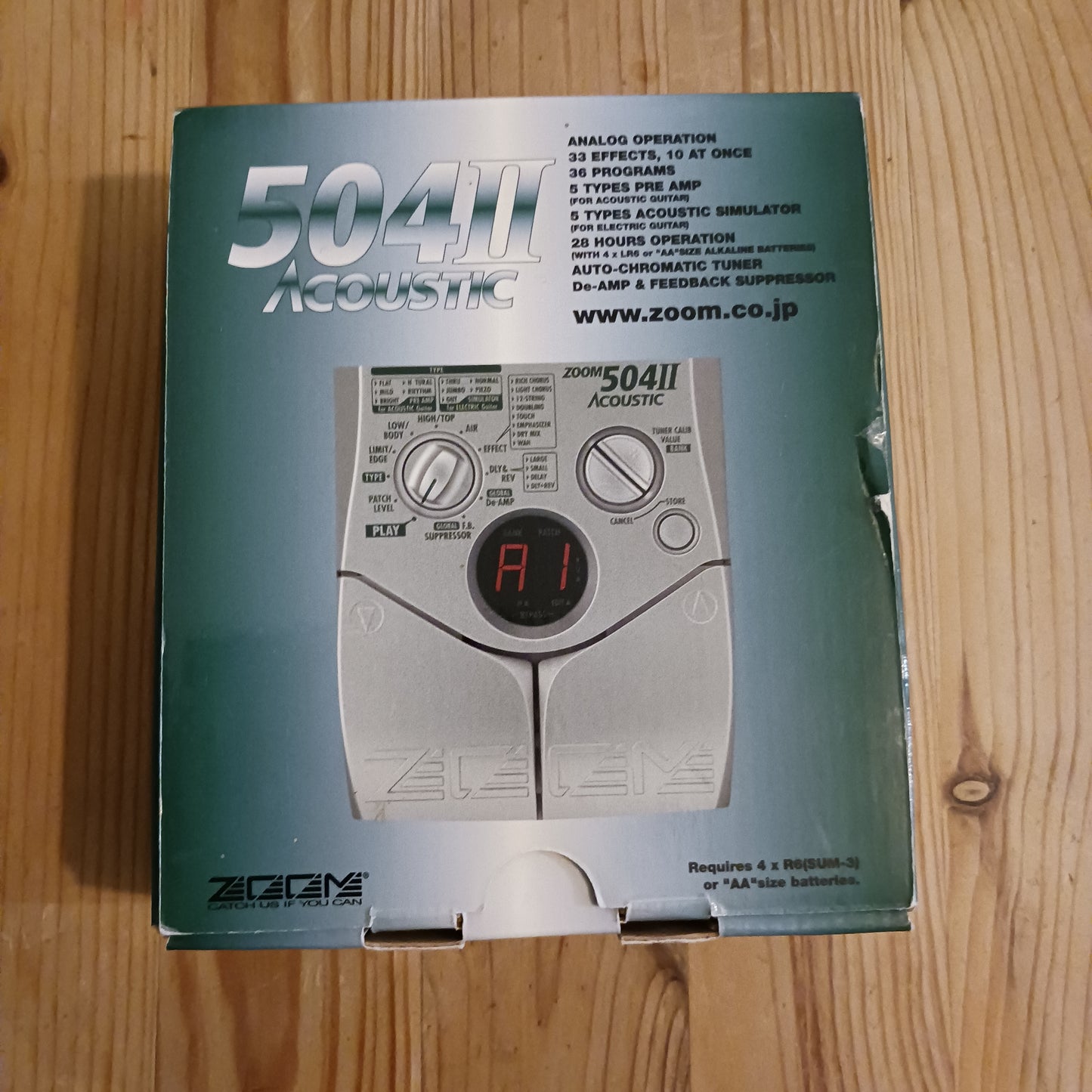 Zoom 504II Acoustic Multi Effects Pedal (PREOWNED)